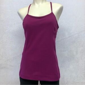 Under Armour Plum Athletic Racerback Exercise Tank Top